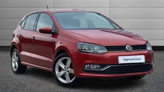 Red Used 2015 VW Polo SEL Hatchback | £10,966 (Fair price)