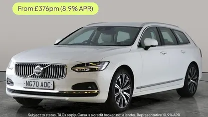 White Used 2021 Volvo V90 Inscription Estate | £22,323 (Fair price)