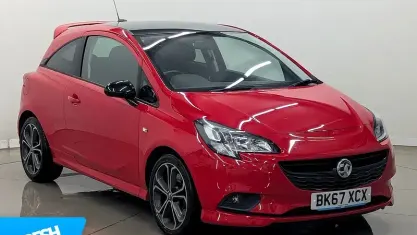 Used Vauxhall Corsa Edition 150 HP (110 kW) 2017 Red Hatchback