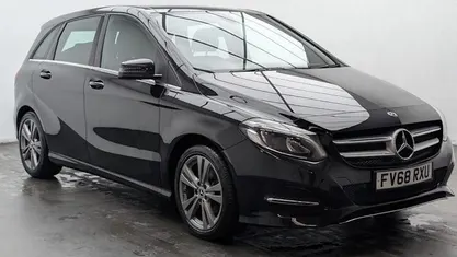 Used Mercedes B180 Exclusive 122 HP (89 kW) 2018 Black MPV