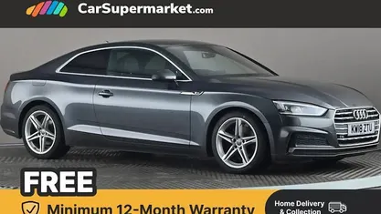 Used Audi A5 S-Line 190 HP (139 kW) 2018 Grey Coupe