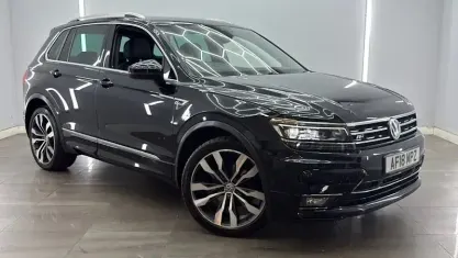 Used VW Tiguan R-line 150 HP (110 kW) 2018 Black SUV