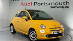 Yellow Used 2016 Fiat 500 Lounge Hatchback | £9,140 (Fair price)
