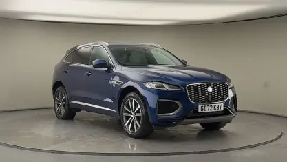 Begagnad Jaguar F-Pace R-Dynamic 204 HK (150 kW) 2022 Blå SUV
