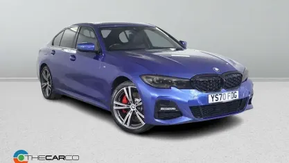 Used BMW 330e M Sport 292 HP (214 kW) 2020 Blue Sedan