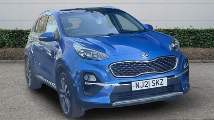 Begagnad Kia Sportage 136 HK (100 kW) 2021 Blå SUV