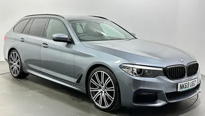 Used BMW 530 M Sport 265 HP (194 kW) 2019 Blue Estate