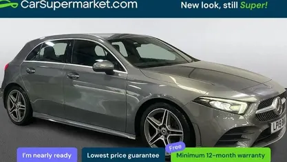 Used Mercedes A200 AMG line 163 HP (119 kW) 2019 Grey Hatchback