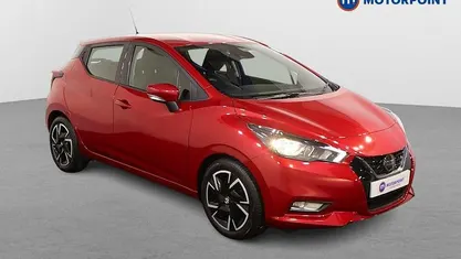 Used Nissan Micra Acenta 92 HP (67 kW) 2022 Red Hatchback