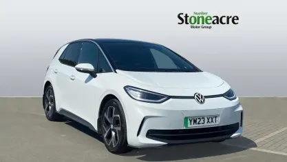 Used VW ID.3 Pro 150 kW (204 HP) 2023 White Hatchback