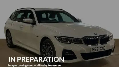 Used BMW 330e M Sport 292 HP (214 kW) 2021 White Estate