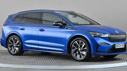 Used Skoda Enyaq iV SportlinePlus 210 kW (286 HP) 2024 Blue SUV