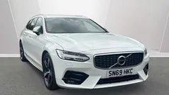 614 ice white Used 2019 Volvo V90 R-Design Estate | £18,490 (Fair price)
