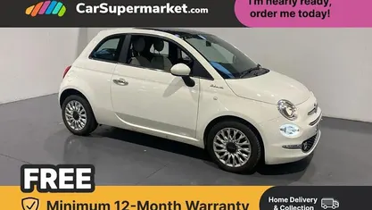 White Used 2022 Fiat 500 Dolcevita Hatchback | £8,997 (Fair price)