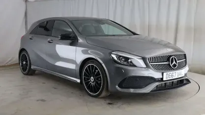 Used Mercedes A200 AMG Line Premium 136 HP (100 kW) 2017 Grey Hatchback