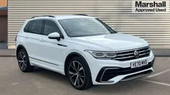Pure white Used 2020 VW Tiguan R-line SUV | £26,030 (Fair price)