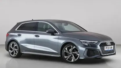 Used Audi A3 Sportback S-Line 110 HP (80 kW) 2021 Grey Hatchback