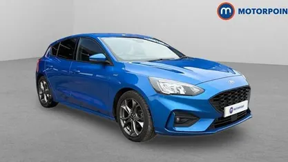 Used Ford Focus ST-Line 125 HP (91 kW) 2021 Blue Hatchback