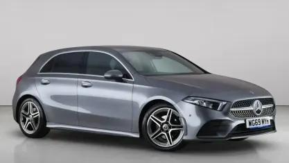 Used Mercedes A200 AMG Line Premium 163 HP (119 kW) 2019 Grey Hatchback