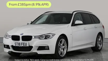 White Used 2018 BMW 320 M Sport Estate | £14,455 (Super price)