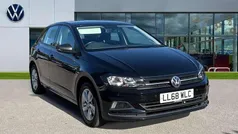 Deep black pearlescent Used 2018 VW Polo SE Hatchback | £11,056 (Fair price)