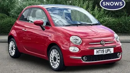 Used Fiat 500 Lounge 69 HP (50 kW) 2019 Red Hatchback