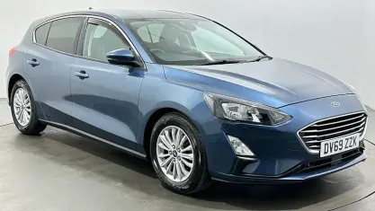 Used Ford Focus Titanium 125 HP (91 kW) 2019 Blue Hatchback