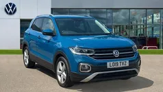 Dark petrol metallic Used 2019 VW T-Cross SEL SUV | £14,393 (Fair price)