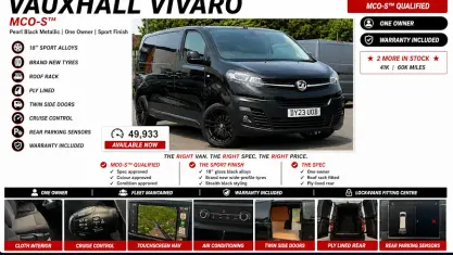 Used Vauxhall Vivaro 101 HP (74 kW) 2023 MPV