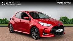 Red Used 2023 Toyota Yaris Hybrid Design Hatchback | £18,263 (Fair price)