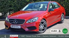 Red Used 2016 Mercedes E220 Premium Sedan | £15,500 (A bit pricey)