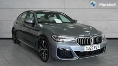 Blue Used 2022 BMW 530e M Sport Sedan | £26,114 (Fair price)