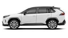 White/black Used 2021 Toyota RAV4 Hybrid Premium SUV | £25,439 (Fair price)