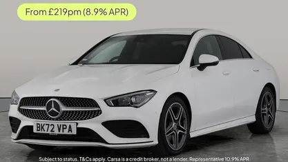 White Used 2022 Mercedes CLA180 AMG line Sedan | £18,105 (Good price)
