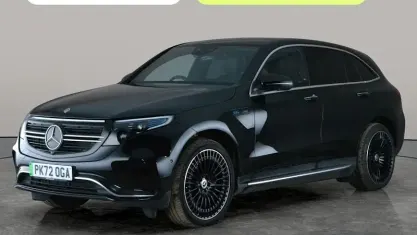 Used Mercedes EQC400 AMG line 300 kW (408 HP) 2022 Black SUV
