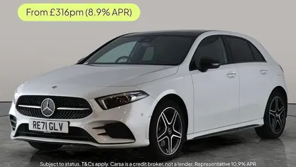 White Used 2021 Mercedes A250 AMG Line Premium Plus Hatchback | £20,627 (Fair price)