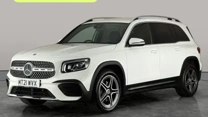 Used Mercedes GLB200 AMG line 163 HP (119 kW) 2021 White SUV