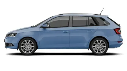 Used Skoda Fabia 75 HP (55 kW) 2019 Blue Hatchback