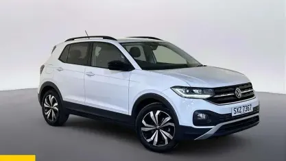 Used VW T-Cross Black Edition 110 HP (80 kW) 2023 White SUV