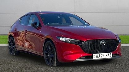 Używany Mazda 3 Homura-Line 186 KM (136 kW) 2023 Czerwony Hatchback