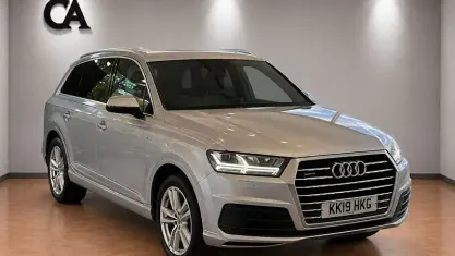 Used Audi Q7 S-Line 218 HP (160 kW) 2018 Silver SUV