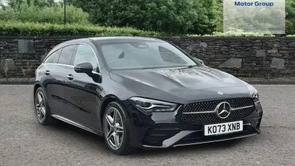 Used Mercedes CLA200 AMG line 163 HP (119 kW) 2024 Black Coupe