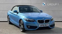 Blue Used 2018 BMW 220 Sport Line Cabriolet | £13,795 (Fair price)