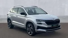 Brilliant silver metallic Used 2024 Skoda Karoq SportLine SUV | £25,780 (Fair price)