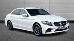 White Used 2020 Mercedes C300 AMG Line Premium Sedan | £22,063 (Fair price)