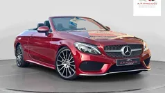 Red Used 2017 Mercedes C220 AMG Line Premium Plus Cabriolet | £17,500 (Fair price)
