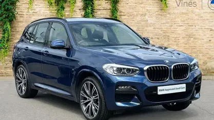 Used BMW X3 M Sport 184 HP (135 kW) 2021 Blue SUV