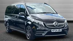 Black Used 2024 Mercedes V300 AMG line MPV | £68,350 (Fair price)