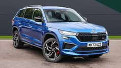 Race blue metallic Used 2023 Skoda Kodiaq vRS SUV | £36,500 (Fair price)