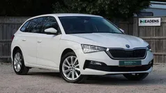 Candy white Used 2021 Skoda Scala SE L Hatchback | £13,695 (Fair price)